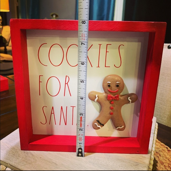 Rae Dunn Christmas “Cookies For Santa “ Sign - Picture 2 of 6